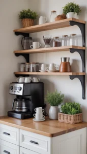 Use vertical shelving