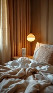 Use warm light sources