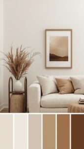 Use warm neutral tones