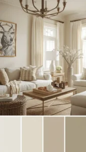 Use warm neutral tones