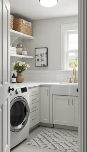 Use white or light neutral walls