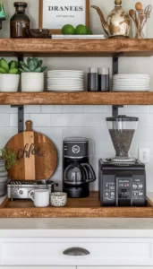 Use wood trays or risers