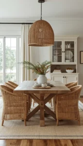 Use woven or linen textiles