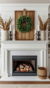 Vary Heights Across the Mantel