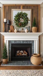 Vary Heights Across the Mantel