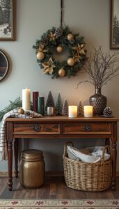 Vintage and Personal Winter Decor Touches