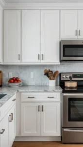 White Cabinets for a Bright and Classic Look