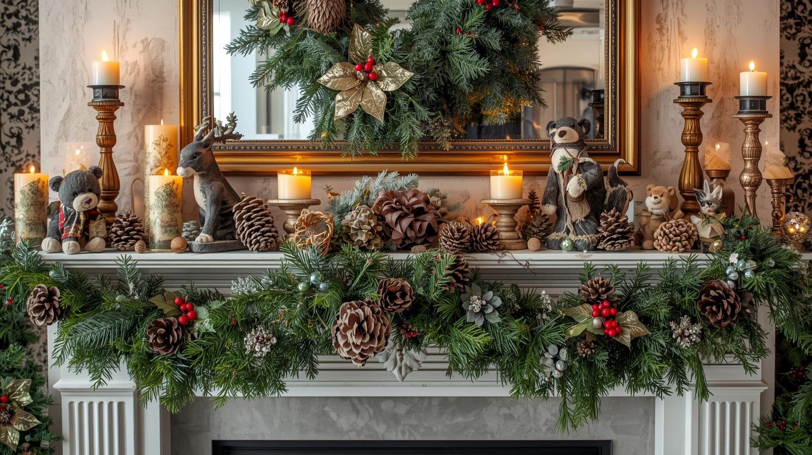 Winter Mantel Decorating Ideas