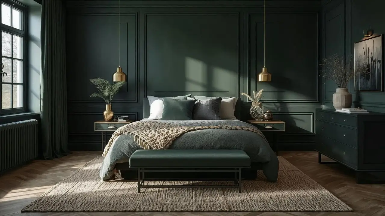 Dark Green Bedroom Ideas