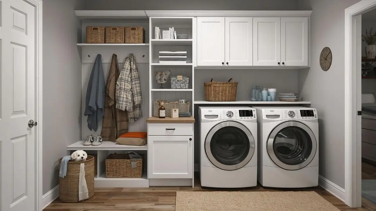 Mud Room Laundry Room Combo