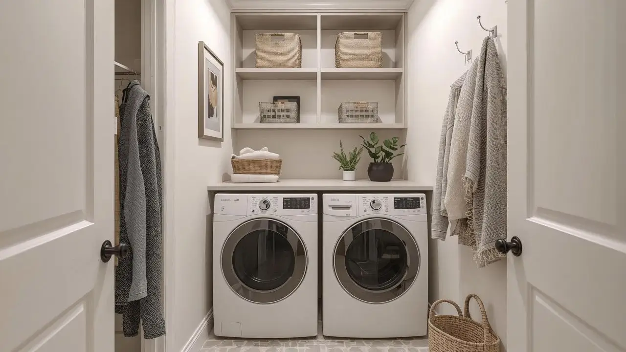 Small Narrow Laundry Room