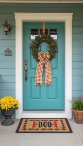 Add Coordinated Door Decor