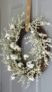 Add Cotton or Wildflower Accents