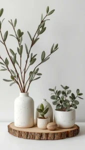 Add Potted Plants and Branches