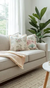 Add Seasonal Throw Pillows