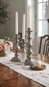 Add classic candle holders