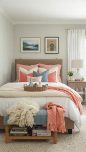 Add color through accessories