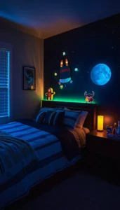 Add glow in the dark accents