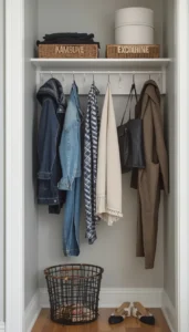 Add hooks or peg rails