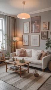 Arrange decor in balanced layouts