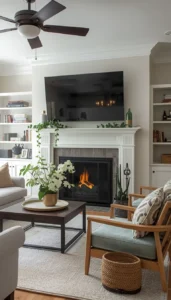 Arrange furniture around focal areas