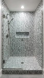 Balance with solid surrounding tiles