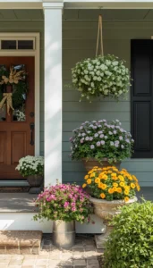 Bright Floral and Planter Displays