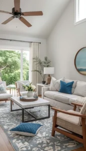Bright Living Room Summer Decor Ideas