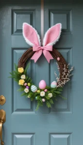 Bunny Themed Wreaths for Playful Charm
