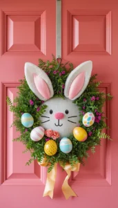 Bunny Themed Wreaths for a Playful Touch