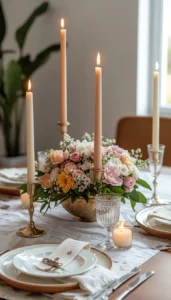 Candle Based Centerpieces for Soft Ambience
