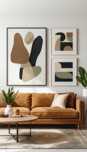 Choose abstract or geometric art