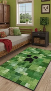 Choose block patterned rugs
