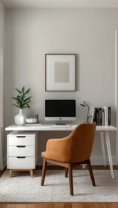 Choose clean lined furniture