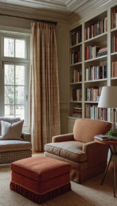 Choose cushioned chairs or sofas