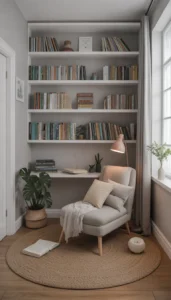 Choose furniture with clean lines