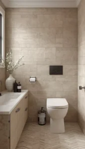 Choose soft textured finishes