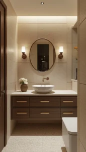 Choose subtle textured finishes