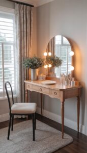 Choose triangular or curved tables