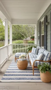 Coastal Inspired Porch Styling