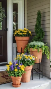 Combine Tall and Short Pots