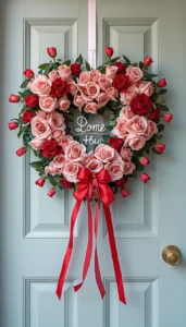 Combine flowers with ribbons