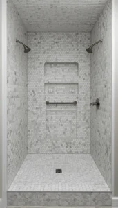 Combine with simple wall tiles