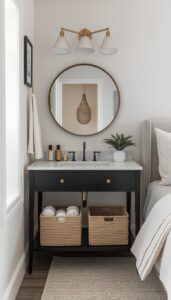 Corner Vanity Ideas for Space Efficiency