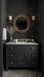 Dark Vanity and Sink Styling
