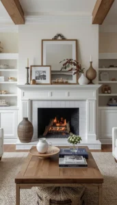 Decorate mantels thoughtfully