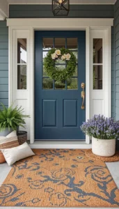 Decorative Rugs and Door Accents