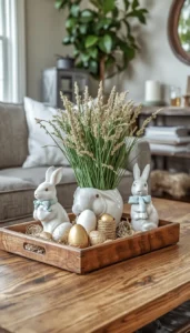 Display Bunny and Egg Decor