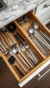Drawer Organization for Utensils and Tools