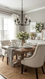 Easter Dining Room and Table Styling